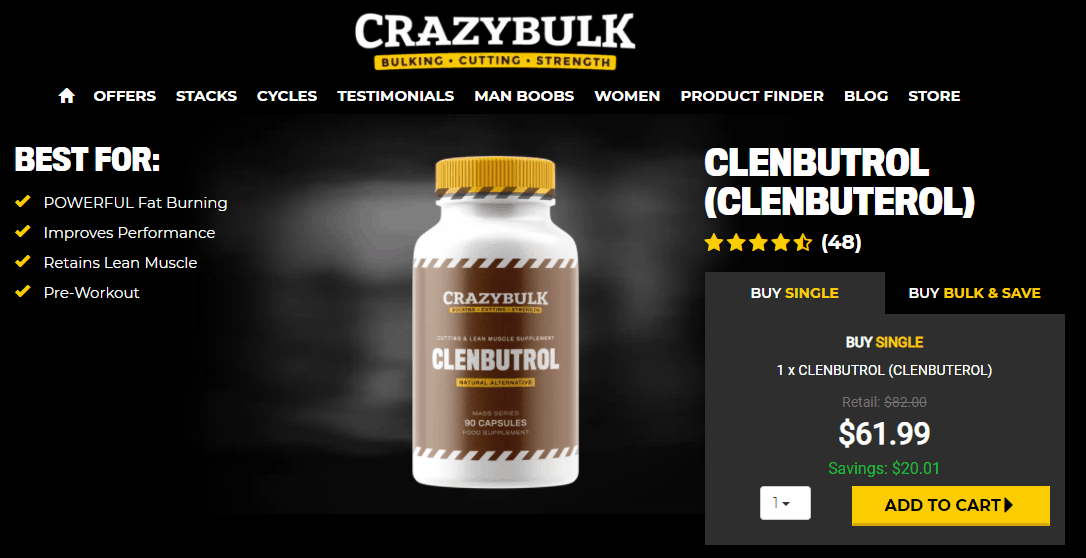 Clenbutrol price
