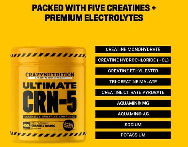 crazy nutrition creatine powder