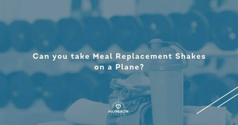 Can You Take Meal Replacement Shakes on a Plane? (TSA rules)