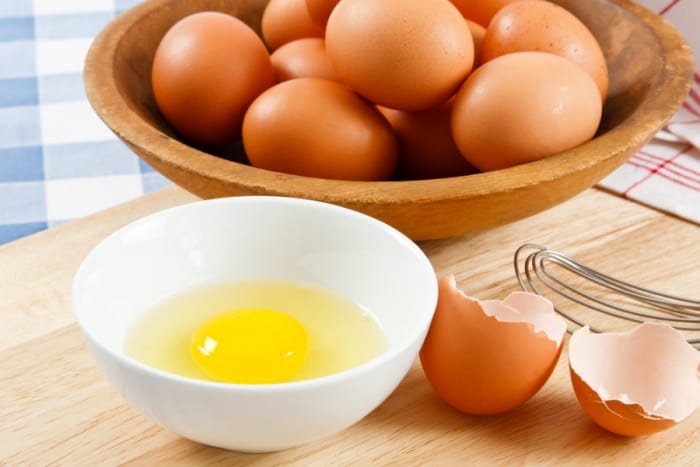 Raw Eggs for Bodybuilder