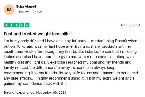 PhenQ review by suha ahmed
